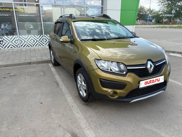 2016 Renault Sandero Stepway II, зелёный, 930000 рублей