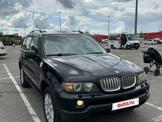 2003 BMW X5 3.0i I (E53) Рестайлинг, чёрный, 945000 рублей, вид 2