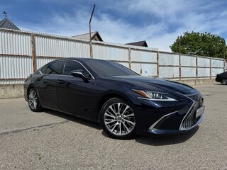 2021 Lexus ES 350 VII Рестайлинг, синий, 4500000 рублей, вид 3