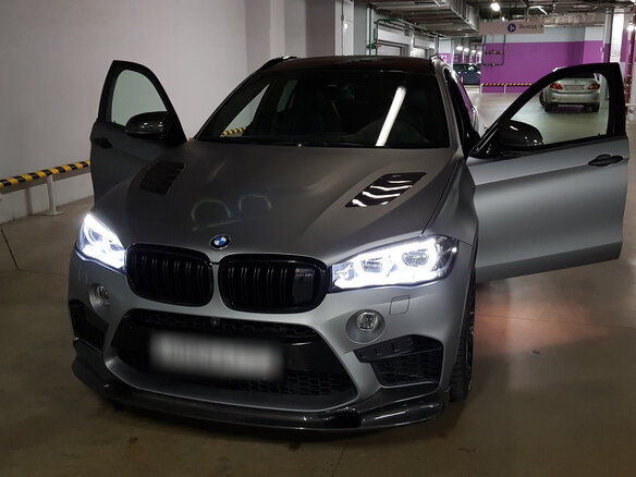2015 BMW X6 M II (F86), чёрный