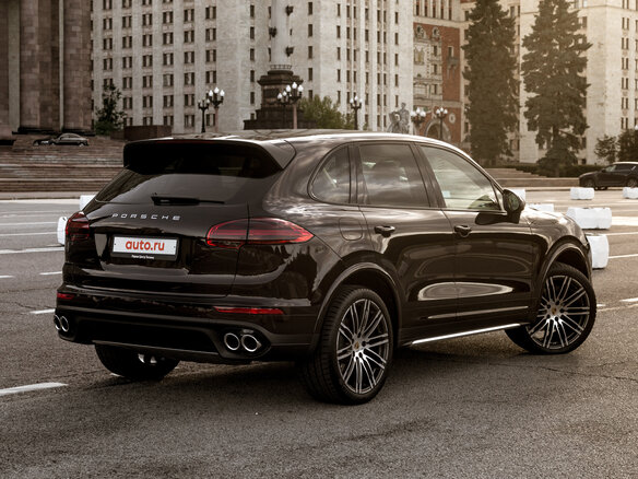2017 Porsche Cayenne Diesel II Рестайлинг (958), коричневый - вид 7
