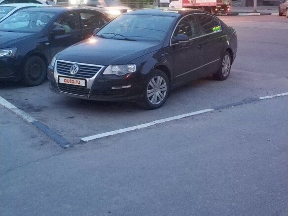 2006 Volkswagen Passat B6, чёрный - вид 1