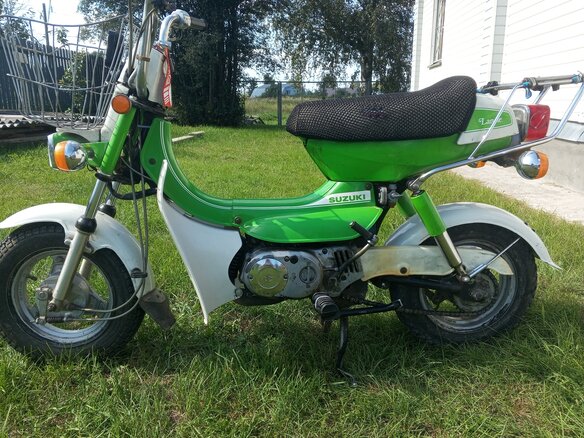 1979 Suzuki RV 50, зелёный, 77000 рублей - вид 5