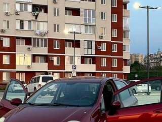 2008 Fiat Punto III Grande Punto, красный, 685000 рублей, вид 3