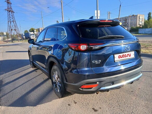 2021 Mazda CX-9 II, синий, 3170000 рублей - вид 6