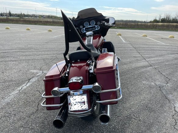 2009 Harley-Davidson Electra Glide, красный, 850000 рублей - вид 6