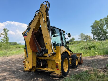 2008 Caterpillar 428, жёлтый, 7600000 рублей, вид 4