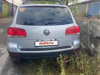 2003 Volkswagen Touareg I, серебристый, 850000 рублей, вид 4
