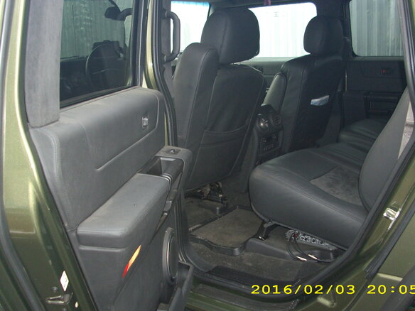 2003 Hummer H2 I, зелёный - вид 6
