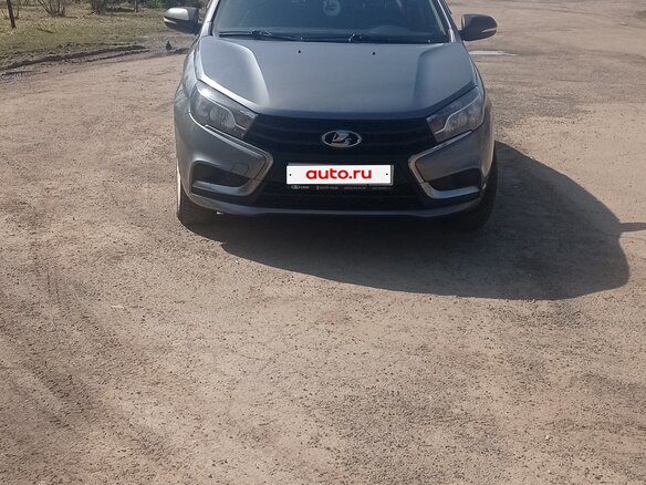 2017 Lada (ВАЗ) Vesta I, серый, 800000 рублей - вид 2