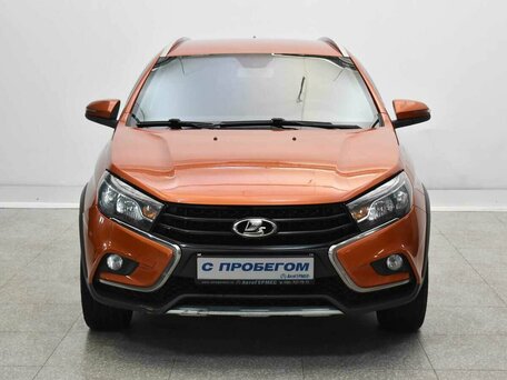2021 Lada (ВАЗ) Vesta SW Cross I, оранжевый, 1085000 рублей, вид 2