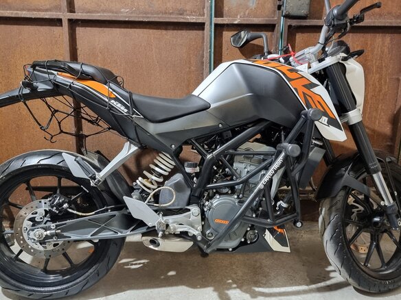 2014 KTM 200 Duke, белый, 200000 рублей