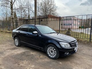 2008 Mercedes-Benz C-Класс 230 III (W204), чёрный, 900000 рублей, вид 4