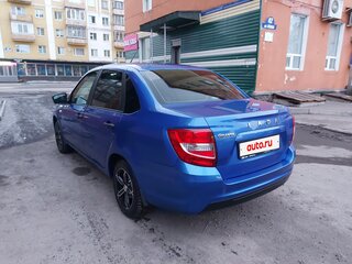 2019 Lada (ВАЗ) Granta I Рестайлинг, синий, 800000 рублей, вид 4