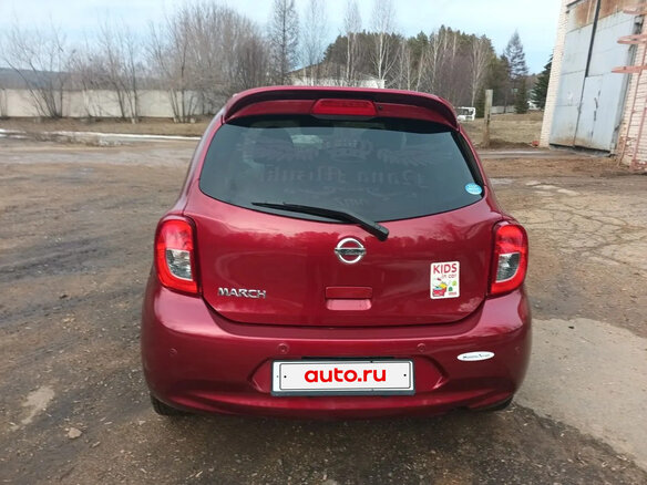 2020 Nissan March IV (K13) Рестайлинг, красный, 1020000 рублей - вид 5