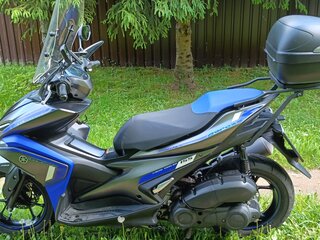 2019 Yamaha Aerox 155, синий, 270000 рублей, вид 2