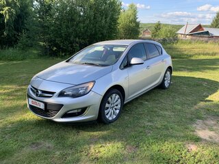 2012 Opel Astra J Рестайлинг, серебристый, 710000 рублей, вид 1