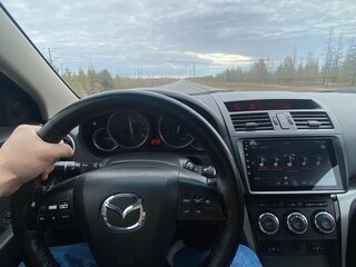 2011 Mazda 6 II (GH) Рестайлинг, чёрный, 1200000 рублей, вид 3