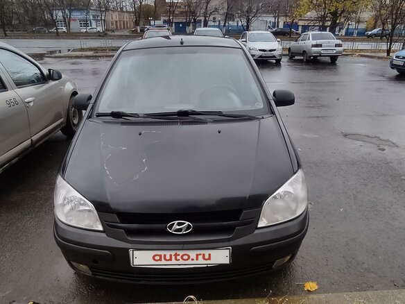 2005 Hyundai Getz I, чёрный, 270000 рублей - вид 1