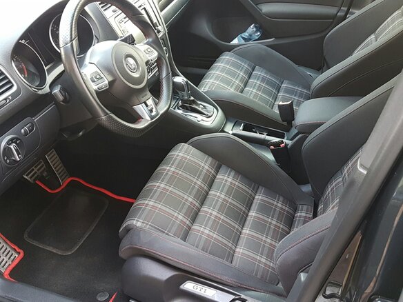 2012 Volkswagen Golf GTI VI, чёрный - вид 4