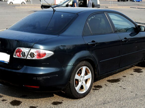 2005 Mazda 6 I (GG) Рестайлинг, зелёный, 520000 рублей - вид 6