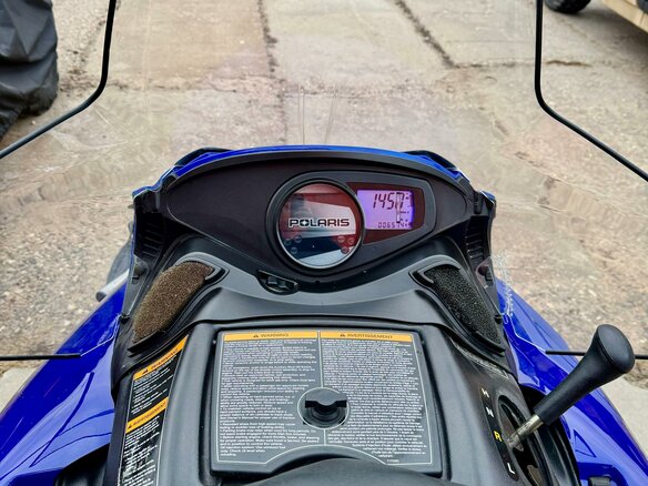 2008 Polaris Widetrak IQ, синий, 1100000 рублей - вид 8