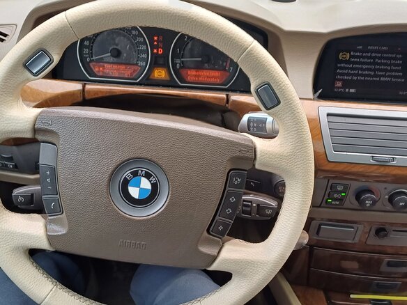 2002 BMW 7 серии 735i IV (E65/E66), чёрный, 650000 рублей - вид 6