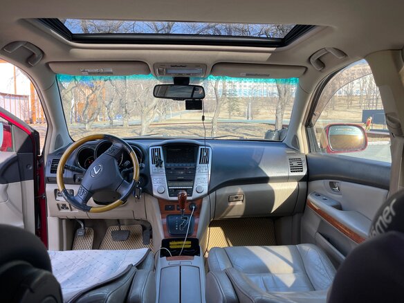 2008 Lexus RX 400h II Рестайлинг, красный, 1450000 рублей - вид 2