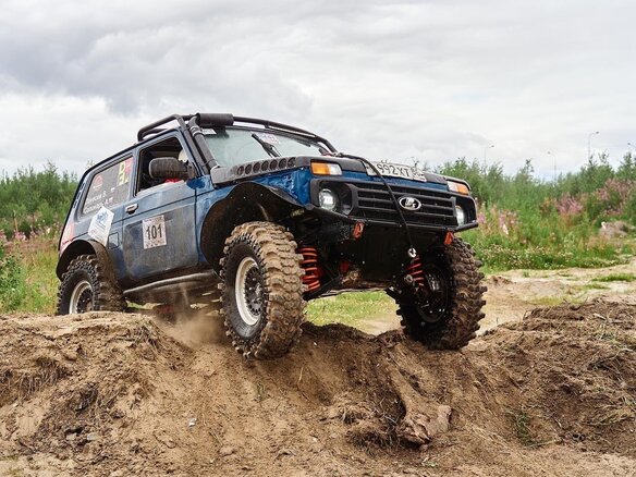 2012 Lada (ВАЗ) 2121 (4x4) I Рестайлинг, синий, 2400000 рублей - вид 3