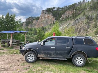 2010 Mitsubishi L200 IV, чёрный, 1000000 рублей, вид 3