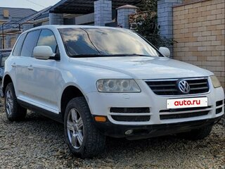 2005 Volkswagen Touareg I, белый, 730000 рублей, вид 5