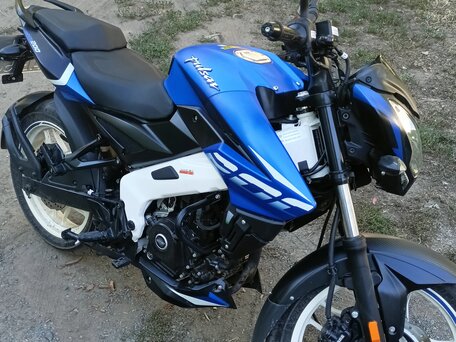 2021 Bajaj Pulsar NS 200, синий, 285000 рублей, вид 3