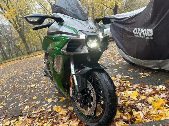 2020 Kawasaki Ninja H2 SX, зелёный, 1200000 рублей - вид 5