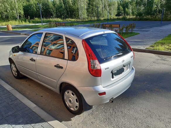 2012 Lada (ВАЗ) Kalina I, серебристый - вид 3