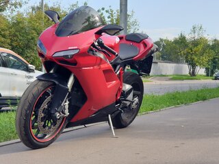 2009 Ducati 848, красный, 570000 рублей, вид 3