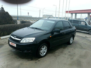 2015 Lada (ВАЗ) Granta I, чёрный, 620000 рублей, вид 2