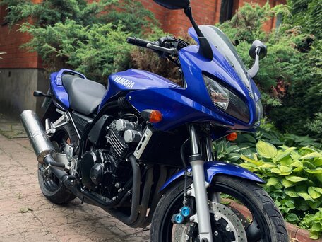 2002 Yamaha FZS600 Fazer, синий, 450000 рублей, вид 1