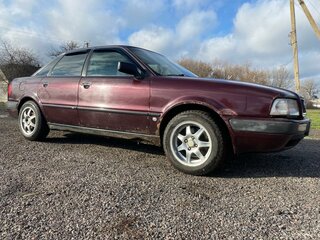 1993 Audi 80 V (B4), пурпурный, 160000 рублей, вид 2
