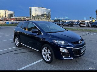 2011 Mazda CX-7 I Рестайлинг, синий, 1200000 рублей, вид 2