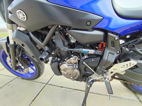 2017 Yamaha MT-07 (FZ-07), синий, 730000 рублей - вид 20