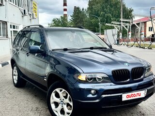 2004 BMW X5 3.0i I (E53) Рестайлинг, синий, 1600000 рублей, вид 1