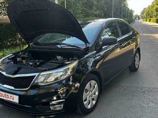 2015 Kia Rio III Рестайлинг, чёрный, 1050000 рублей, вид 4