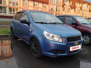 2009 Chevrolet Aveo I Рестайлинг, синий, 400000 рублей, вид 2