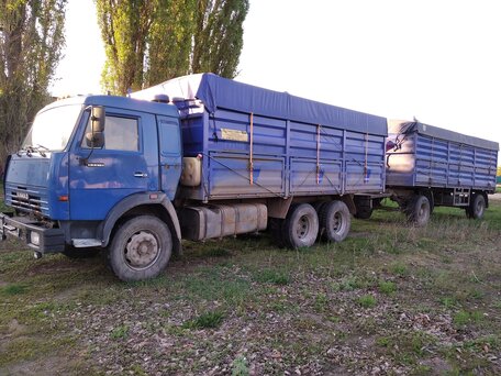 1990 КамАЗ 53215, синий, 1300000 рублей, вид 3