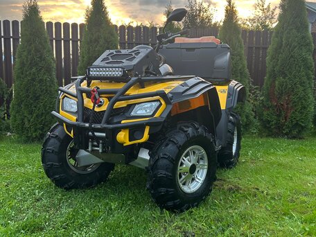 2011 BRP Can-Am Outlander 650, жёлтый, 830000 рублей, вид 2