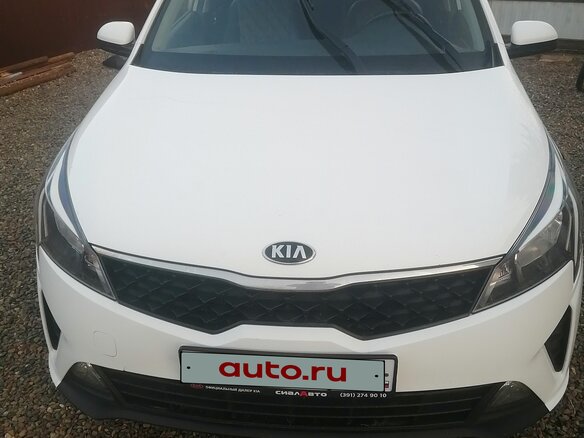 2021 Kia Rio IV Рестайлинг, белый, 1400000 рублей - вид 8