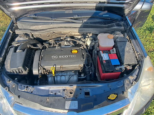 2008 Opel Astra H Рестайлинг, синий, 470000 рублей - вид 11