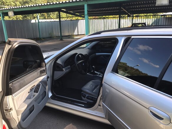 2002 BMW 5 серии 520i IV (E39) Рестайлинг, серебристый - вид 14