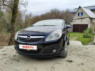 2007 Opel Corsa D, чёрный, 595000 рублей, вид 3