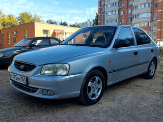 2006 Hyundai Accent ТагАЗ II, серебристый, 450000 рублей, вид 1